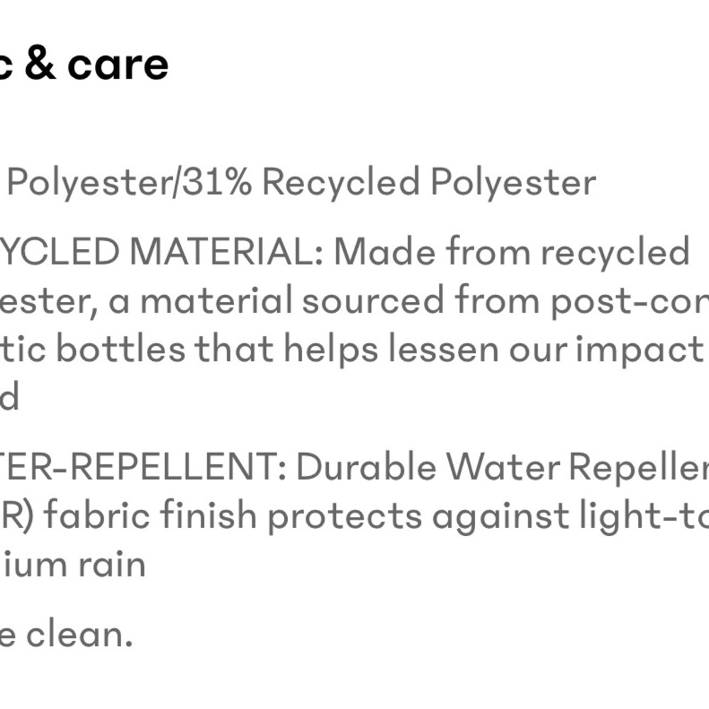 Athleta Water-Repellent pouch